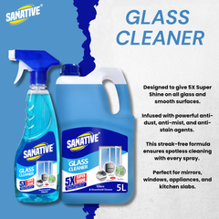 Sanative Glass Cleaner 5X Super Shine